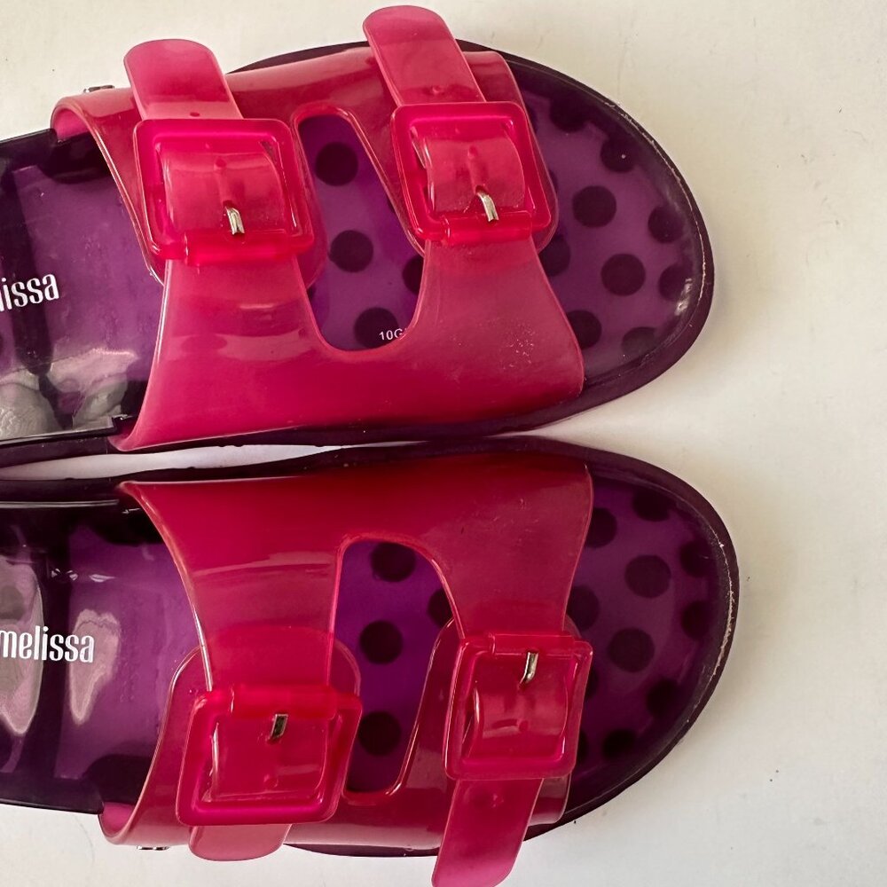 Mini Melissa Wide Slide urple Slip ons Sandals Size US1 - Picture 8 of 13